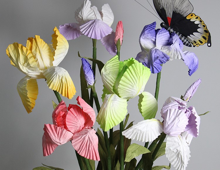 origami iris flower origami iris flower
